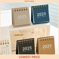 [Ready Stock]Small Simple Ins Calendar 2025 Malaysia Mini Calendar Coil Desk Mini Calendar Desktop C