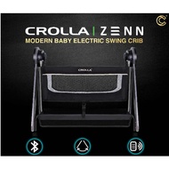 Crolla Zenn Baby Electric Bed Swing Crib Jet Black