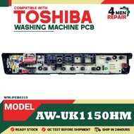 AW-UK1150HM COMPATIBLE WITH TOSHIBA WASHING MACHINE PCB BOARD CONTROL BOARD AW-UK1150 AWUK1150HM
