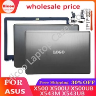 NEW Laptops Case For ASUS X500 X500U X500UB X543M X543UB Laptop Screen LCD Back Cover Top Case Front Bezel Hinges