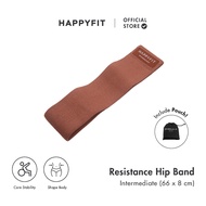 HAPPYFIT - Resistance Hip Band / Anti Slip Squat Band Resistance Band Workout