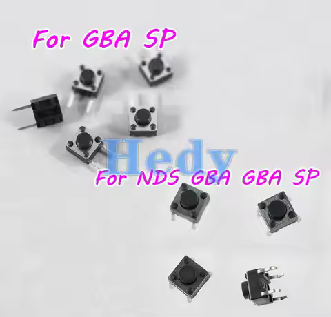 10pcs For NDS GBA GBA SP LR LB RB Shoulder Trigger L R Key Button Micro Switch For Nintendo Gameboy 
