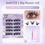 【Free Tweezers】DANTES Glue-Free Eyelashes Extensions No Need To Apply Glue Cluster Lashes cosmetics