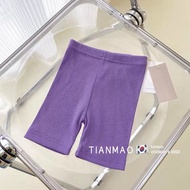 HYS Girls Fashion High Waist Milk Silk Summer Sports Leggings Girls shark pants GirlsLeggings Girls 