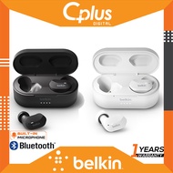 Belkin SoundForm IPX5 Sweatproof True Wireless Earbud Headphones Touch Control 24-hours Playtime Noi