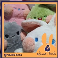 [Local Stock] Fluffy Cute Squishy Bunny Plushie Toy