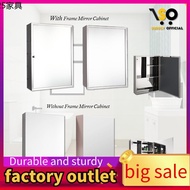 cabinet ♢CORRO High Quality 100 Stainless Steel Bathroom Mirror Cabinet Multiple Compartments Cabinet♦