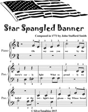 Star Spangled Banner Beginner Piano Sheet Music John Stafford Smith