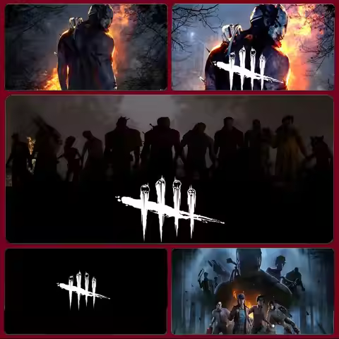 Dead by Daylight Mouse Pad Large Gaming Mousepad with Stitched Edges Thickened Desk Mat PC