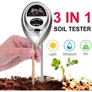 Serbagrosirmurah Tester Meter Alat Ukur Ph Tanah 3 In 1 Soil Analyzer