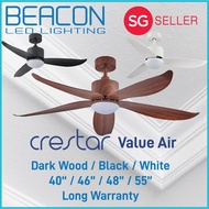 (CLIMATE VOUCHER) Beacon LED Crestar Value Air Ceiling Fan with Light 3 Blades (40 / 46 Inch) & 5 Bl
