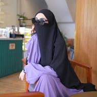 French Khimar Crinkel mini/ French Khimar oval/ French Khimar crinkel French Khimar