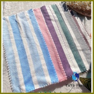 ⚛ ✿ ✩ Hot sale Microfiber Bimpo towel cotton face towel makapal for adult and kids hand Stripe towe