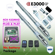 E8 E3000 620MM ( 4CH 433MHZ D11  )    ( FULL SET )   Swing folding arm autogate system