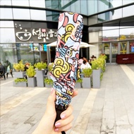 Payung Puting Hitam Tiga Lipat Tangan Terbuka Mini Lipat Payung Tulang Pendek Payung Kalis Angin Pay