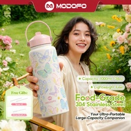 MODOFO Tumbler Hot and Cold Water Bottle Tumbler Cup Water Tumbler With Handle Stainless Steel