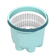 S-T🔰Automatic Rag Mop Commercial Cotton Thread Hand-Free Rotating Mop Green Thickening Electric Mop Bucket GZHB