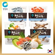 [Cheongjeongwon] Broth Tea Bag Series – Anchovy / Seafood / Vegetable / Dried Pollack (Hwangtae) (80