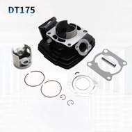 CQJB Motorcycle Parts 66MM Piston and Piston-ring Middle Cylinder Block Kit DT175 for Yamaha