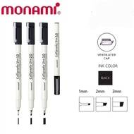 Monami Calligraphy Khat Arabic Jawi Pen (Flat/Chisel Tip - 1.0MM, 2.0MM, 3.0MM)