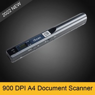 Portable Scanner iSCAN 900 DPI A4 Document Scanner Handheld for Business, Photo, Picture, Receipts, 