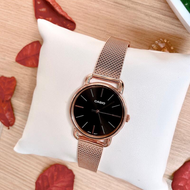 นาฬิกา Casio รุ่น LTP-E412MPG-1A นาฬิกาผู้หญิงสายสแตนเลส สีโรสโกลด์ หน้าปัดดำ - สินค้าใหม่ ของแท้ 100% รับประกันสินค้า1ปี
