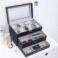 SAIKE S333 3-Tier Watch, Glasses, Jewelry Box