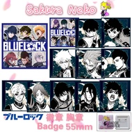 ❀Ready Stocks❀ BLUE LOCK 蓝色监狱 Manga Anime Button Square Badge 动漫周边方形徽章胸章 55mm