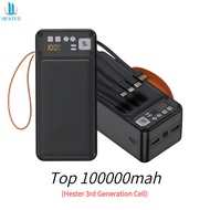 HESTER powerbank 66w top quality power bank 100000mah powerbank robot power bank original asli robot