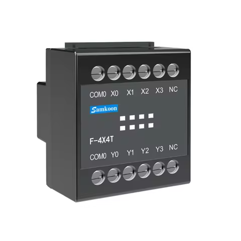 Samkoon F Series PLC Plug-in Modules Digital Analog Temperature Relay I/O Extension Powered by Main 