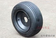 沙灘車輪胎8寸直紋漂移胎改裝四輪卡丁車15X6.00-8扁平公路胎輪轂