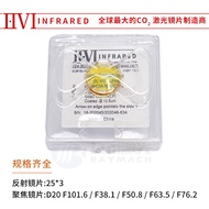 เลนส์โฟกัสเลเซอร์อะคริลิกสำหรับเครื่องเลเซอร์ตัด CO2 เครื่องสลัก หมึก ชิ้นส่วนเครื่องมือวิศวกรรมแสงเ