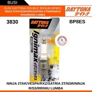 SUZUKI DAYTONA DOUBLE IRIDIUM SPARK PLUG BP8ES 3830 NINJA 150 R SATRIA 2T RGR RXZ RX KINGSUZUKI Orig