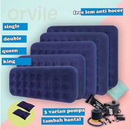 Kasur angin tiup Ukuran besar kecil king queen double size tebal 26cm bestway jumbo 200x200 pompa si