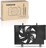A-Premium Engine Radiator Cooling Fan Assembly Compatible with Ford Fiesta 2011-2017, L4 1.6L, Repla