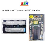 แบตเตอรี่กล้อง Shutter B รุ่น NP-F550/NP-F570 สำหรับกล้อง Sony / ไฟต่อเนื่องLED
