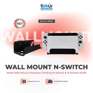 Wall Mount Bracket Wall Mount Holder Protective Nintendo Switch & Switch OLED Console Rack + Joy-Con