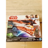 Star Wars Force Link 2.0 Model Toy - Resistance A-Wing Fighter (Red Squadron) - Han Solo's Landspeed