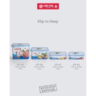 BUNTON Lion Star Klip to Keep KTK Leakproof Box Leak Proof School Lunch Box Vegetable Meat Soup Seal