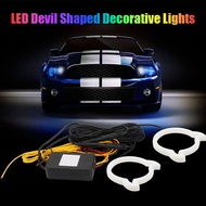 Car Rgb Led Dynamic Angel Eye Turn Signal Light Mobile Bluetooth App Control U2d3
