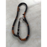 Tasbih kemuning hitam gemunggal 10mm 99 biji