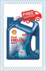 [Pasaran malaysia ] SHELL HELIX HX7 5W30 4L ENGINE OIL SEMI SYNTHETIC Minyak Hitam Kereta Car Proton Toyota Perodua