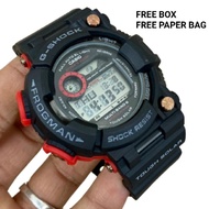 [READY STOCK] G shock Frogman GWF1000 Black Red Digital Watch Jam Tangan Gshock Lelaki Frogman Limit
