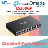 TP-Link ES208GP Omada 8-Port Gigabit Easy Managed Switch with 8-Port PoE+