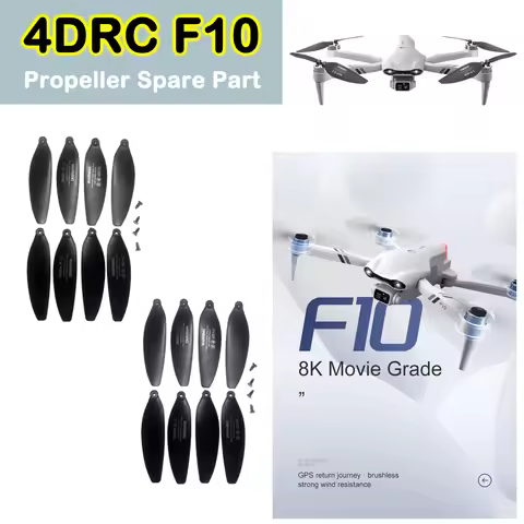 4DRC F10 Brushless Drone Original Propeller Spare Part 4D-F10 Main Blade Maple Leaf Wing Rotor Part 