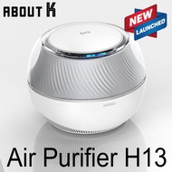 AIR2GO Air Purifier H13 HEPA Filter ABS PC Material