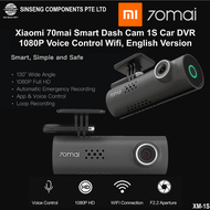 Xiaomi 70mai 1S Smart Dashcam Car Camera DVR 1080P Voice Control Wifi English Version Dash Cam