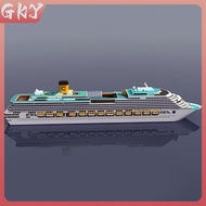 GKY Cruise Ship Paper Model Cruise Ship 3D Paper Model DIY Puzzle Manual Papercrafts Toy GKY