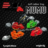EXP MUMU FROG 31mm 6g Soft frog katak tiruan umpan pancing ikan haruan toman
