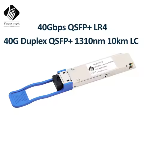40G QSFP+ LR4 40Gbps 1310nm 10km LC Single Mode Fiber Optical SFP Module DDM Function SMF Switch com